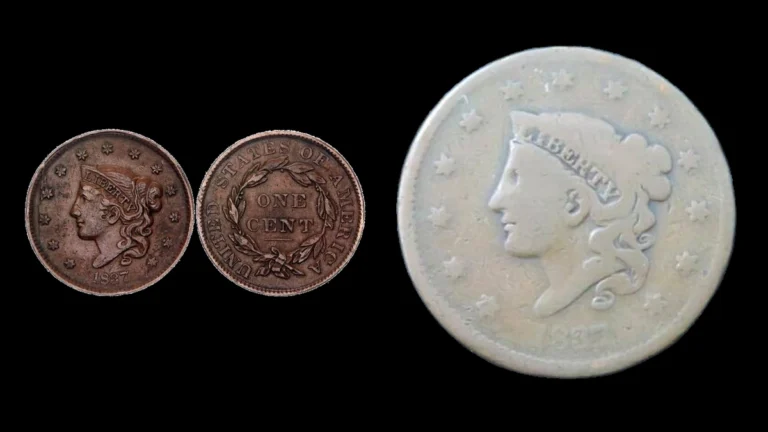 1837 Penny Errors — error coin photographs