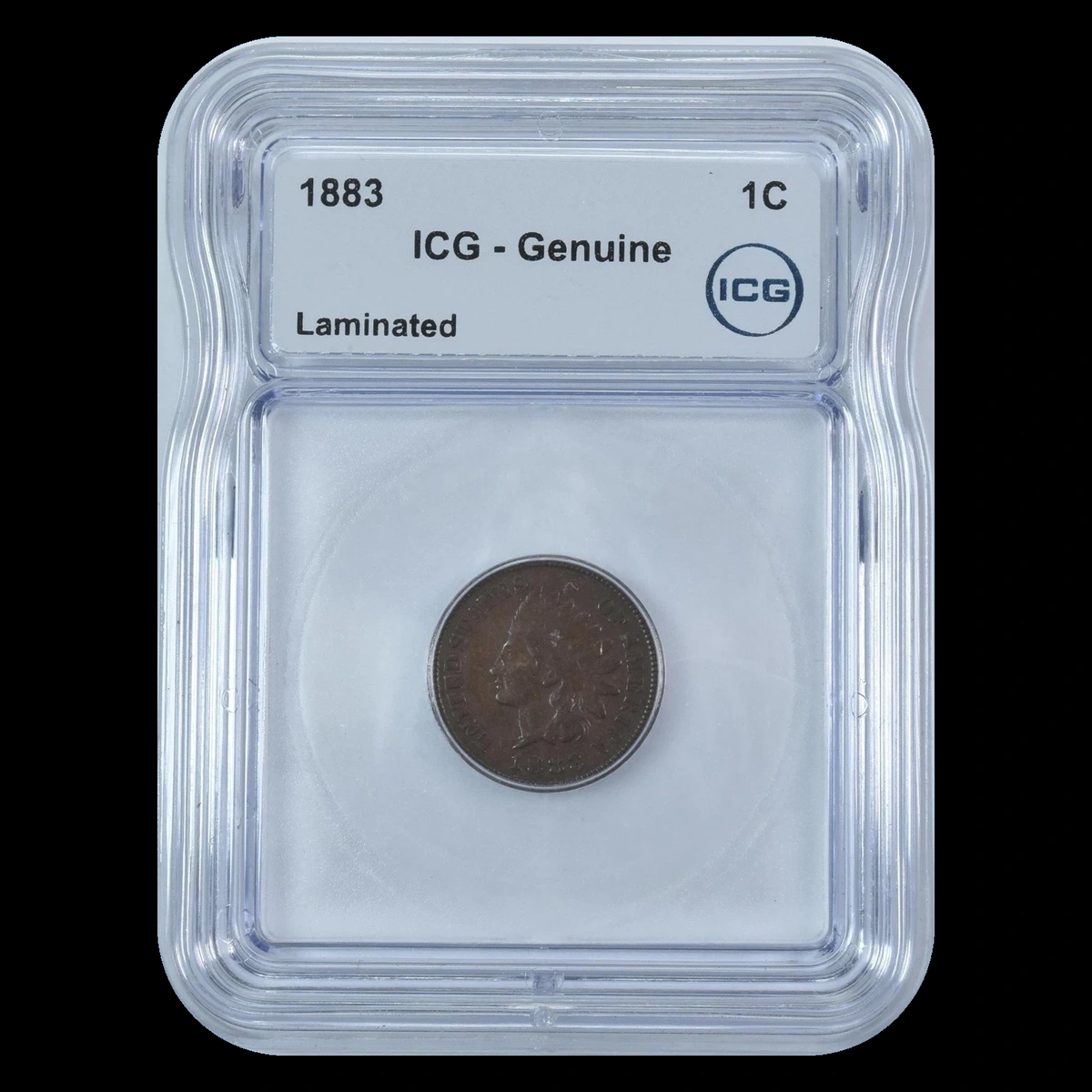 1883 Indian Cent: Lamination
