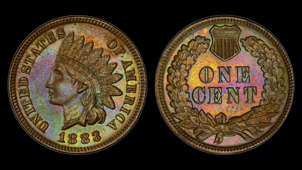 1883 Indian Head Penny: Misplaced Date
