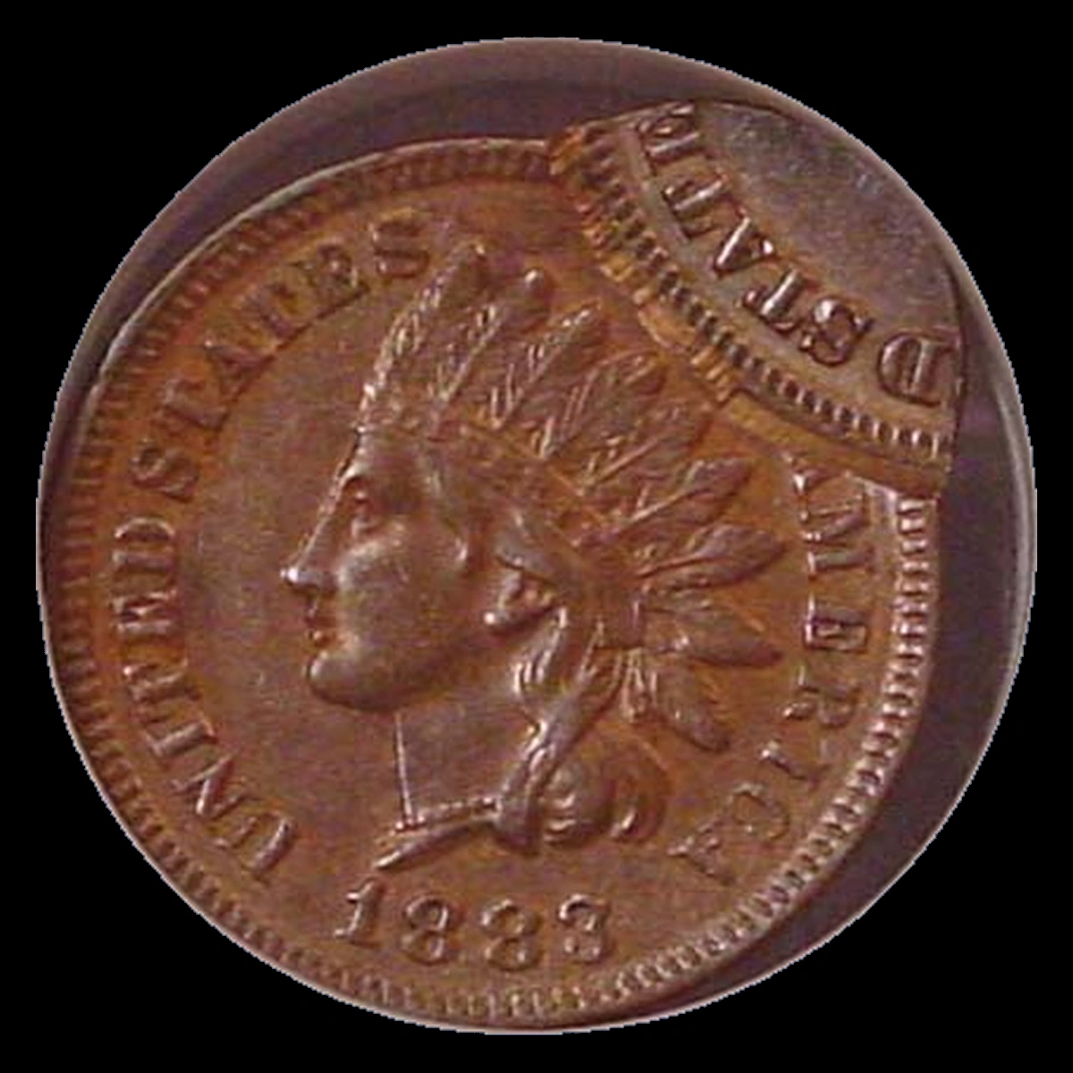 1883 Indian Cent: Multiple Strike
