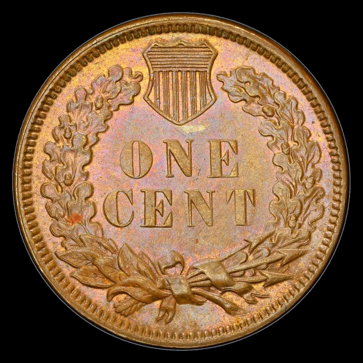 1883 Indian Head Penny: Doubled Die Reverse
