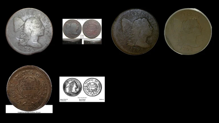 1795 Penny Errors — error coin photographs