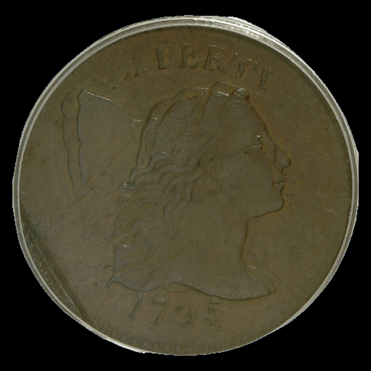 1795 Flowing Hair Large Cent: Indent