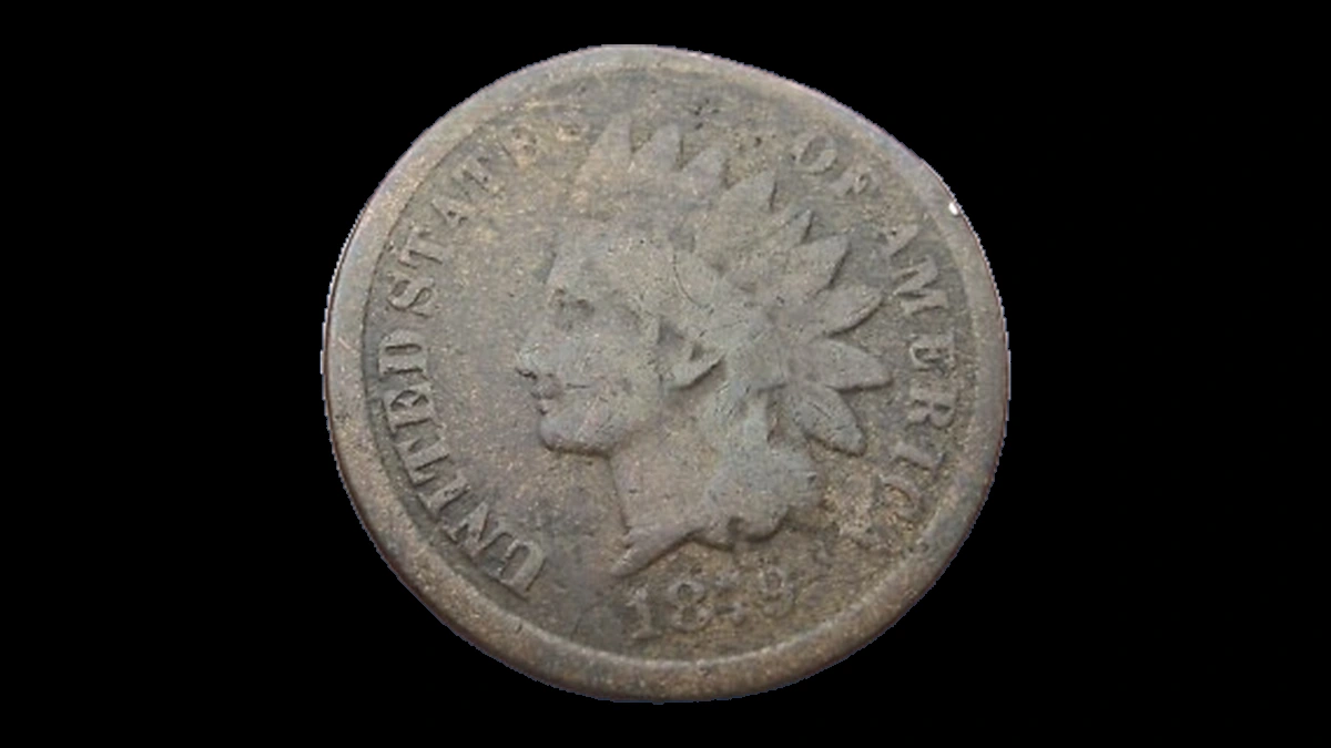 1879 Indian Cent: Clipped Planchet
