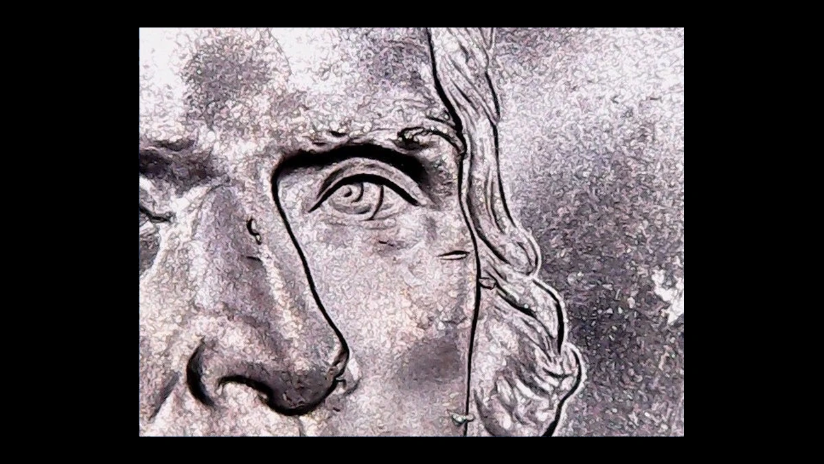 2023 Jefferson Nickel: Die Break