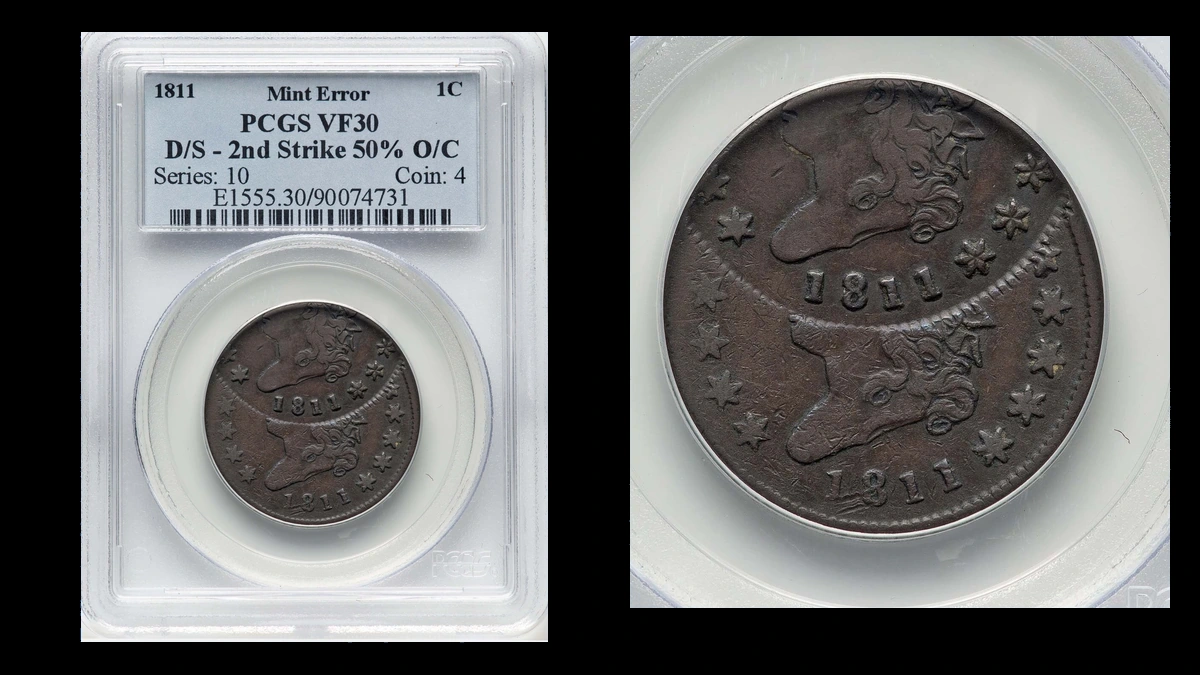 1811 Classic Head Cent: Double / Multiple Strike