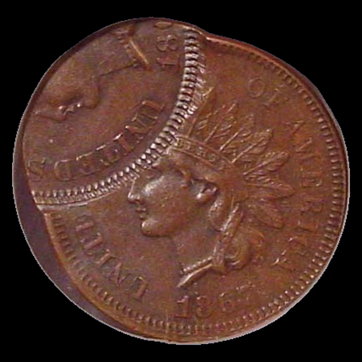 1867 Indian Cent: Multiple Strike