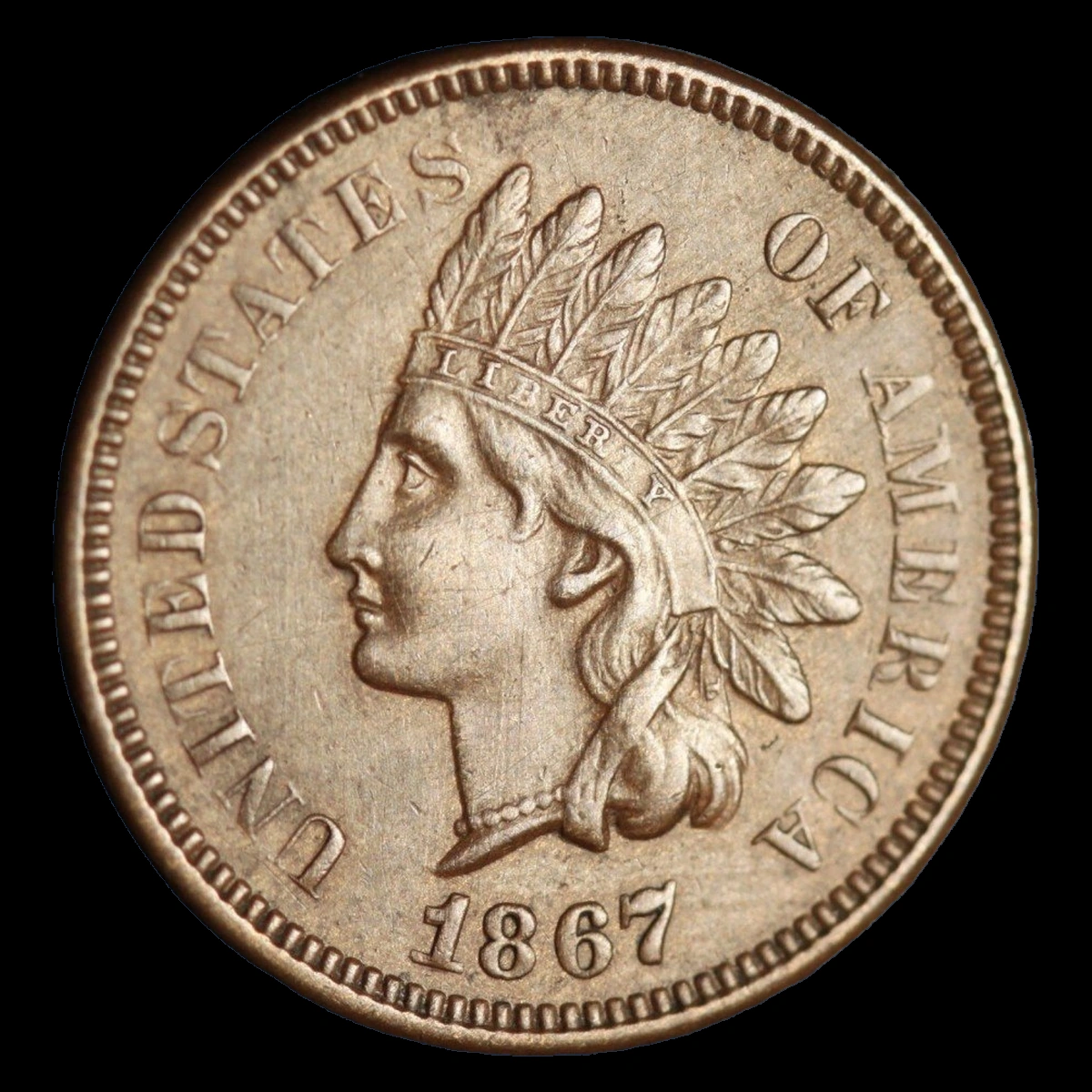 1867 Indian Cent: Die Clash