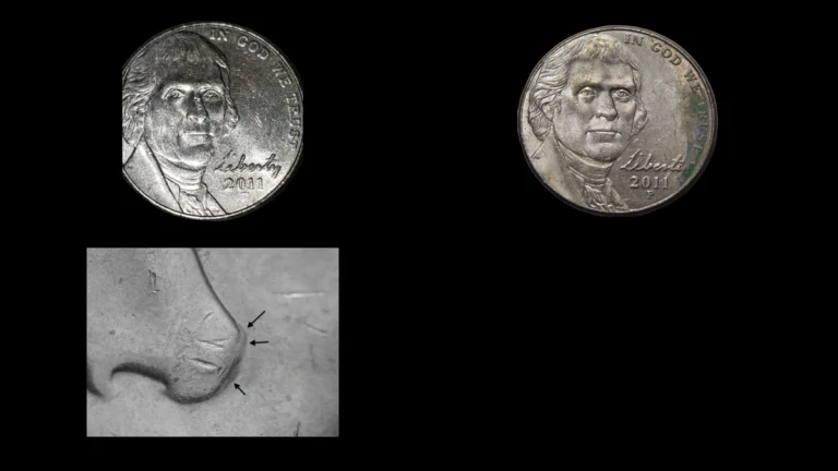 2011 Nickel Errors — error coin photographs