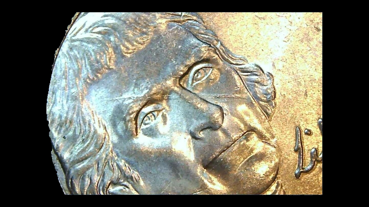 2015 Jefferson Nickel: Struck-Through Error