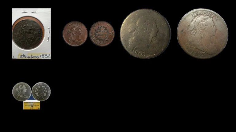 1803 Penny Errors — error coin photographs