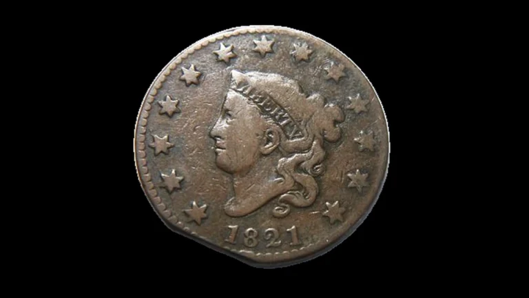 1821 Penny Errors — error coin photographs