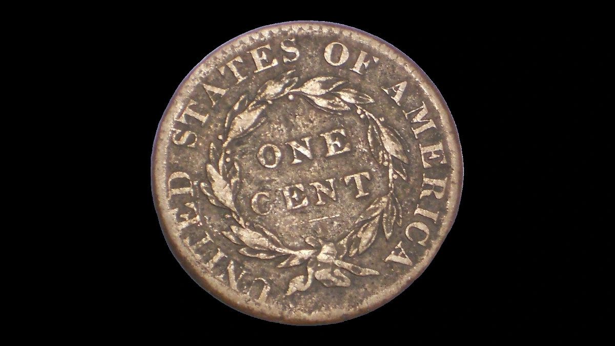 1825 Coronet Head Cent: Rotated Dies