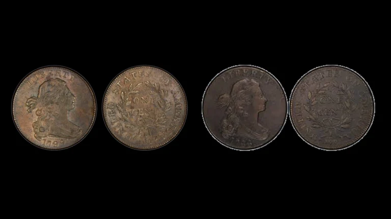 1799 Penny Errors — error coin photographs