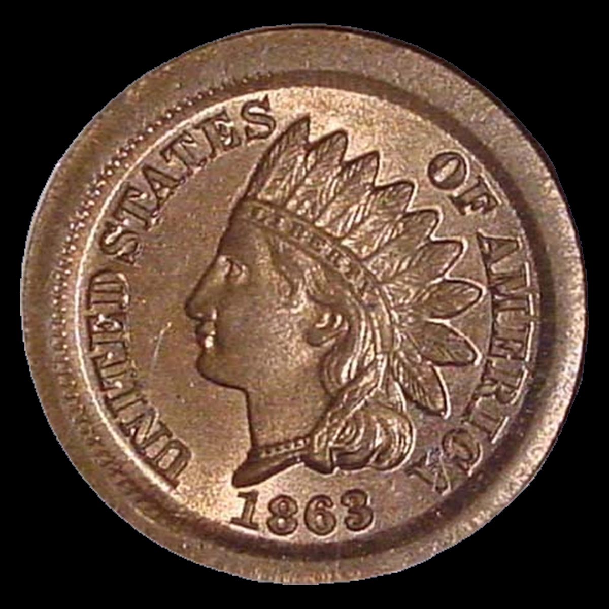 1863 Indian Cent: Broadstrike