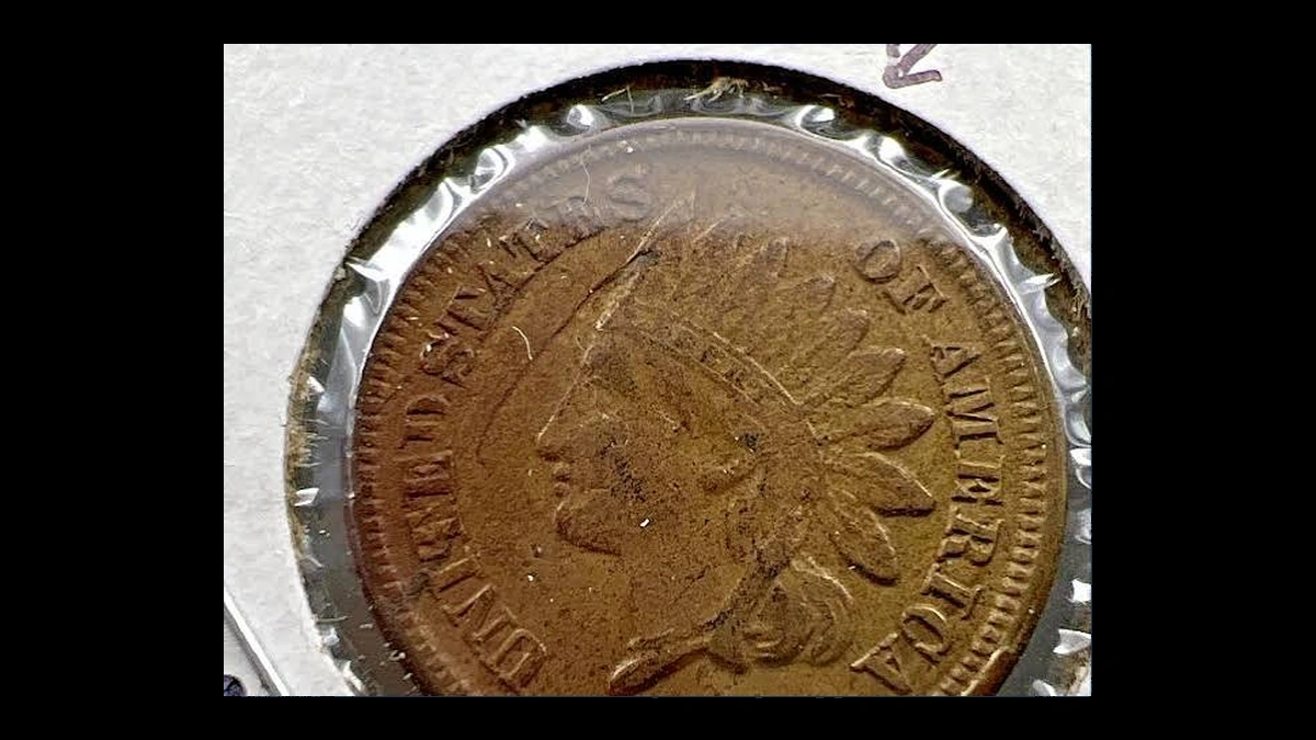 1863 Indian Cent: Lamination