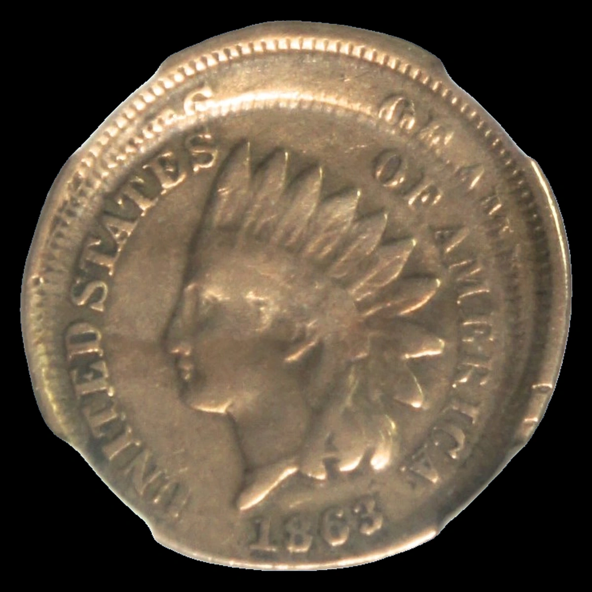 1863 Indian Cent: Multiple Strike