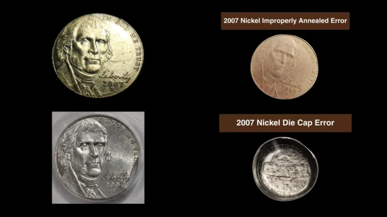 2007 Nickel Errors — error coin photographs