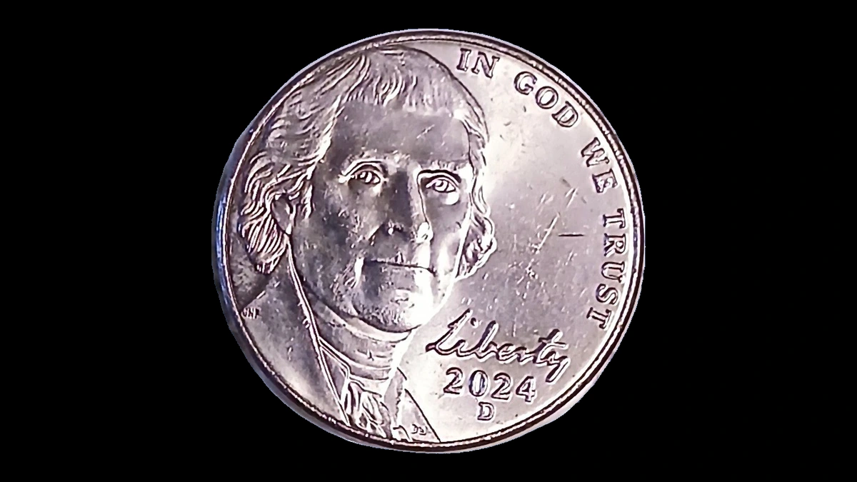 2024 Jefferson Nickel: Doubled die obverse
