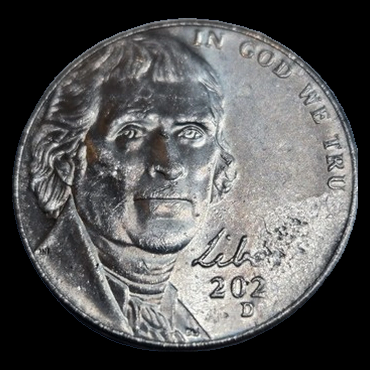 2024 Jefferson Nickel: Struck Through
