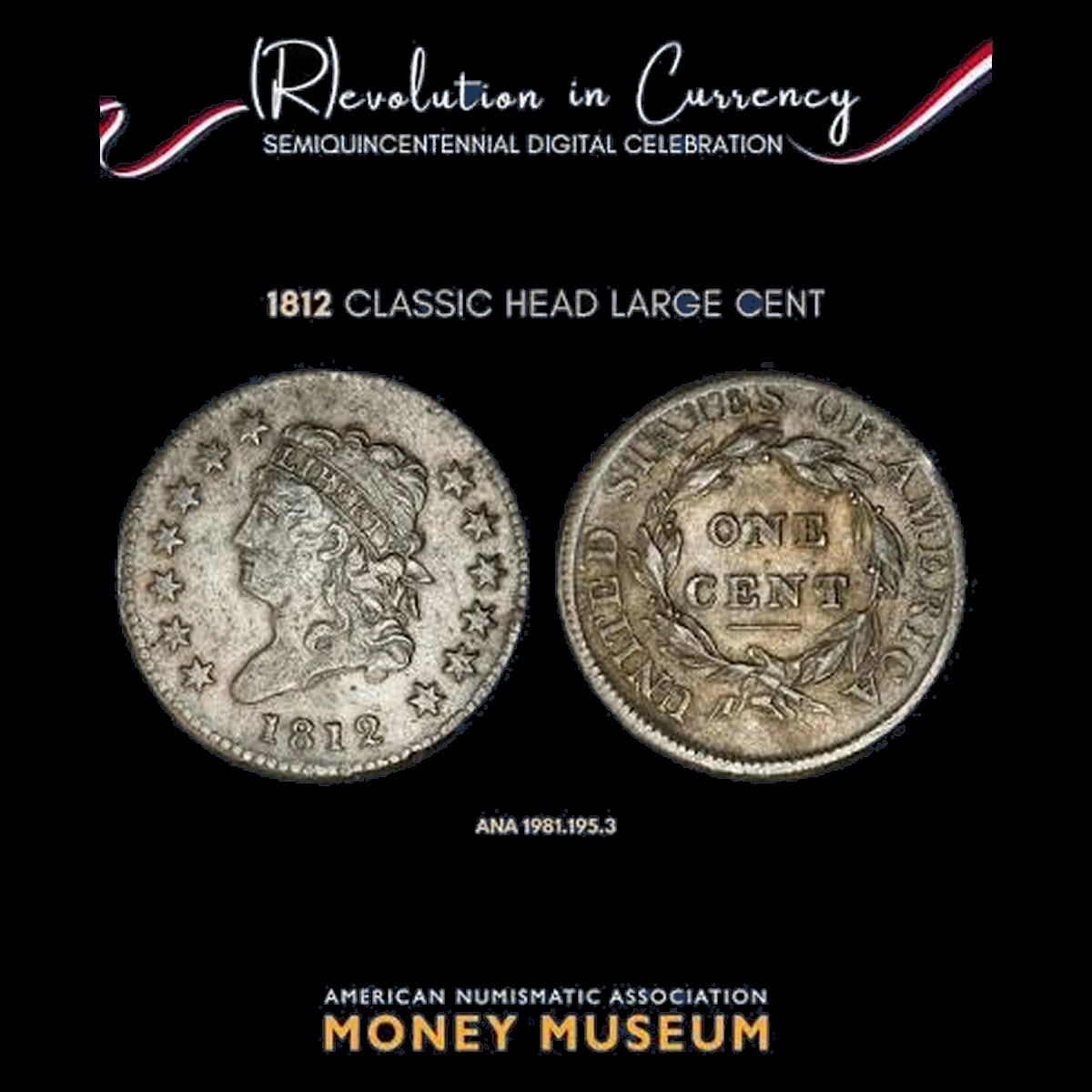 1812 Classic Head Cent: Die Crack