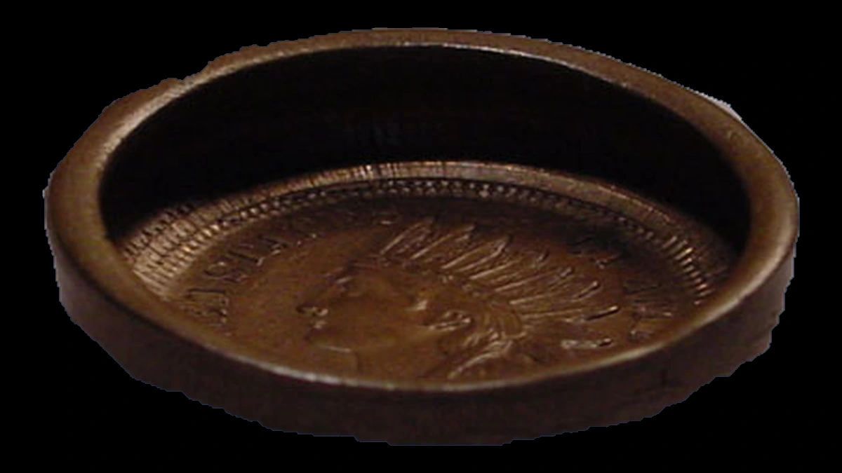 1859 Indian Head Penny: Die Cap / Capped-Die Strike