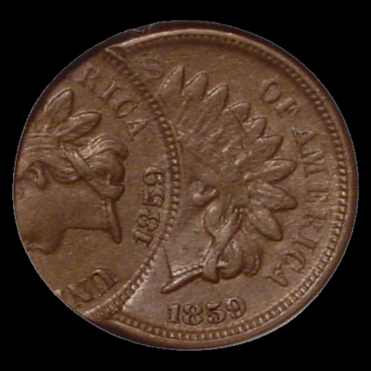1859 Indian Cent: Multiple Strike