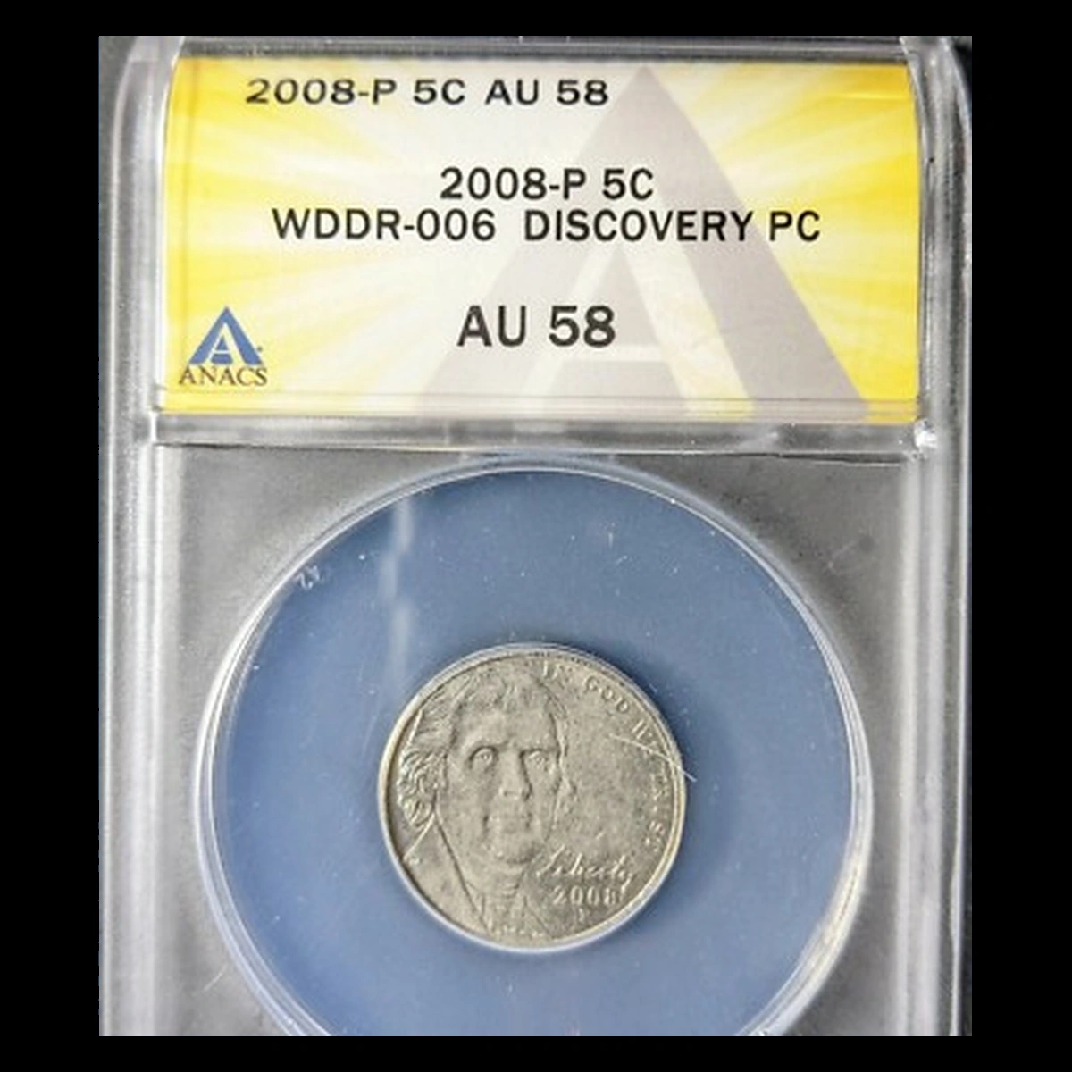 2008 Jefferson Nickel: Doubled die reverse