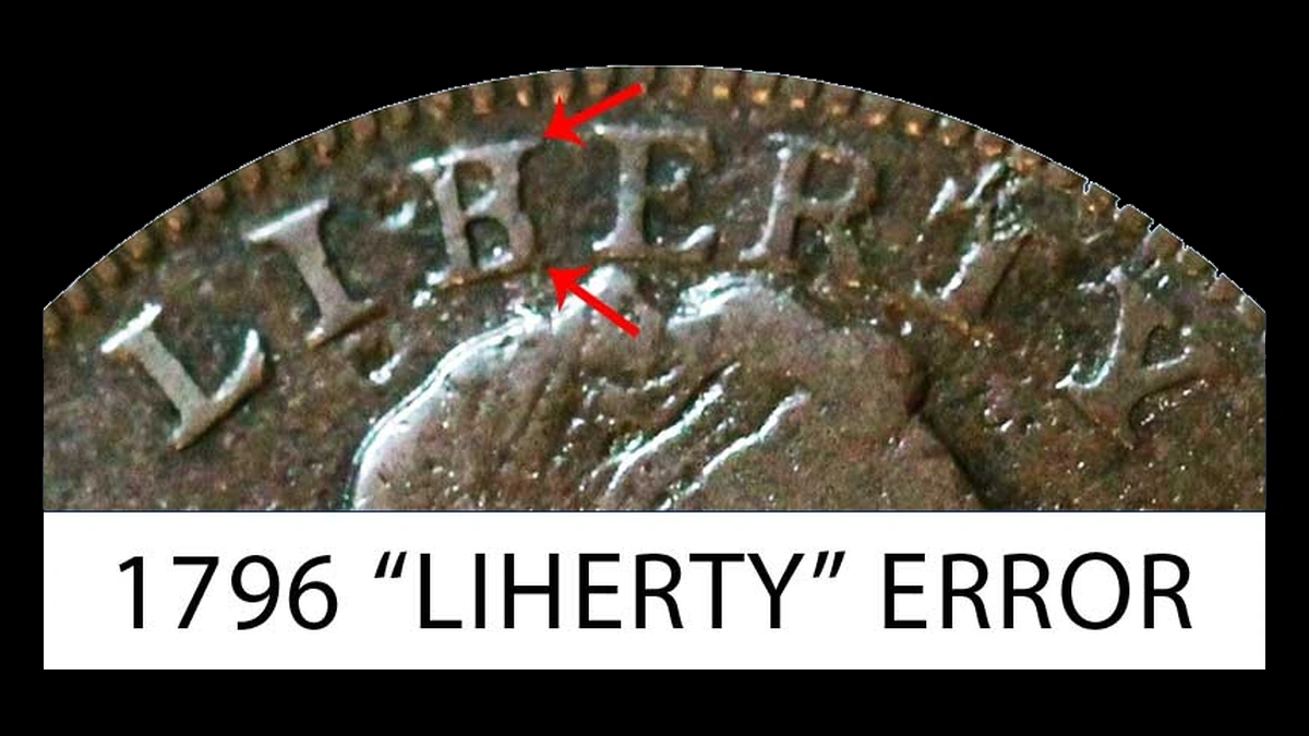 1796 Draped Bust Cent: Repunched Design