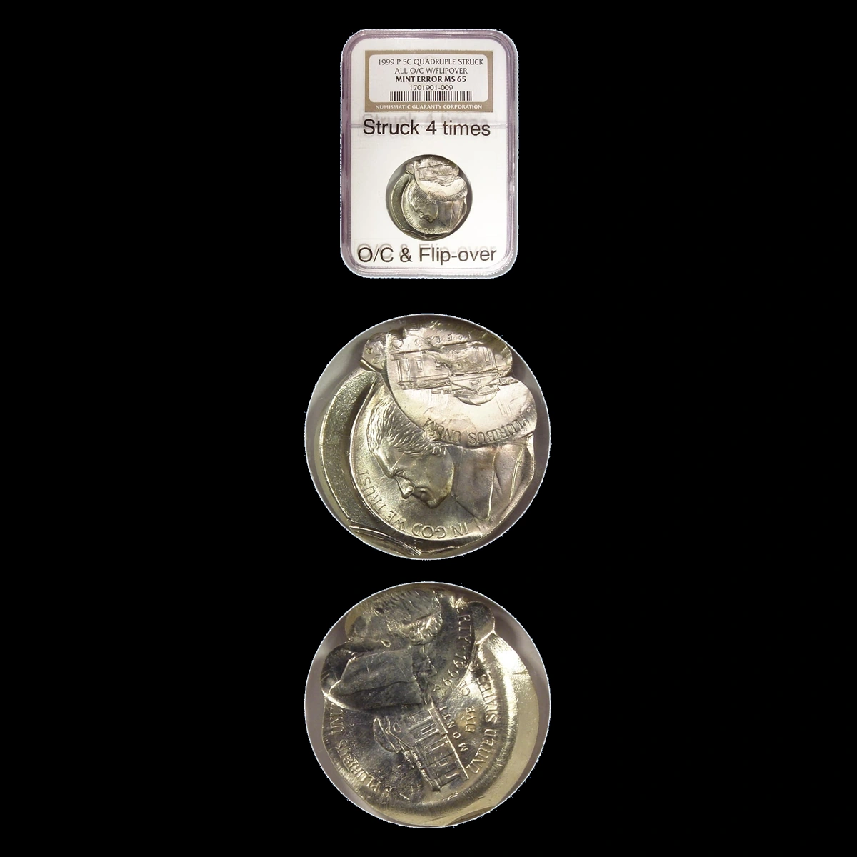 1999 Jefferson Nickel: Double / Multiple Strike