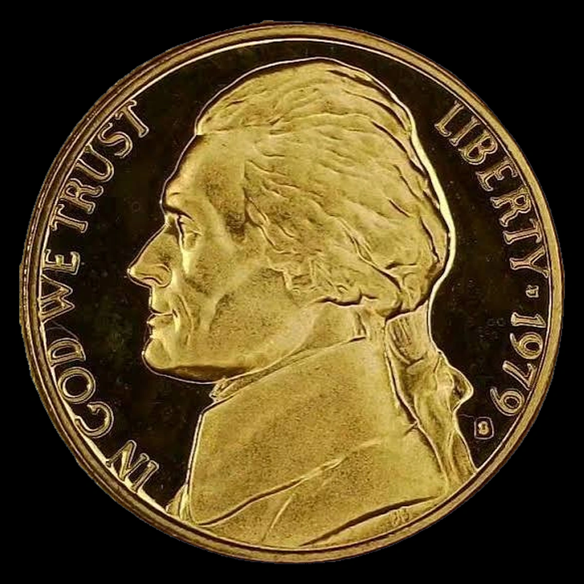 1979 Jefferson Nickel: Doubled Die Obverse
