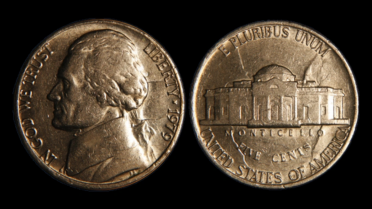 1979 Jefferson Nickel: Die Clash