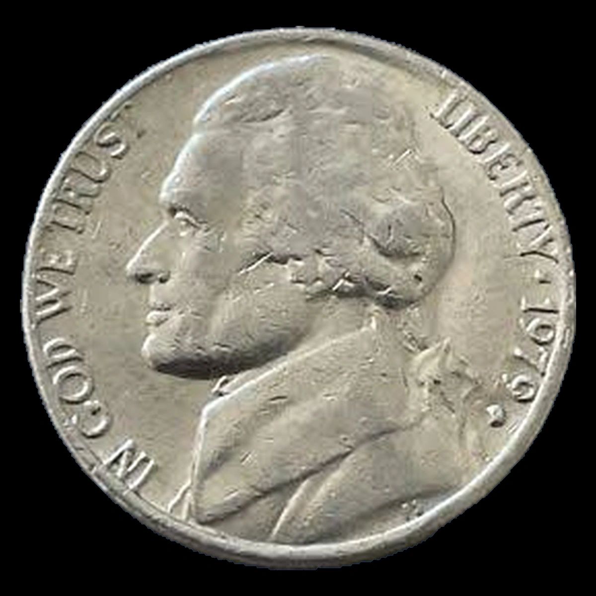 1979 Jefferson Nickel: Repunched Mintmark