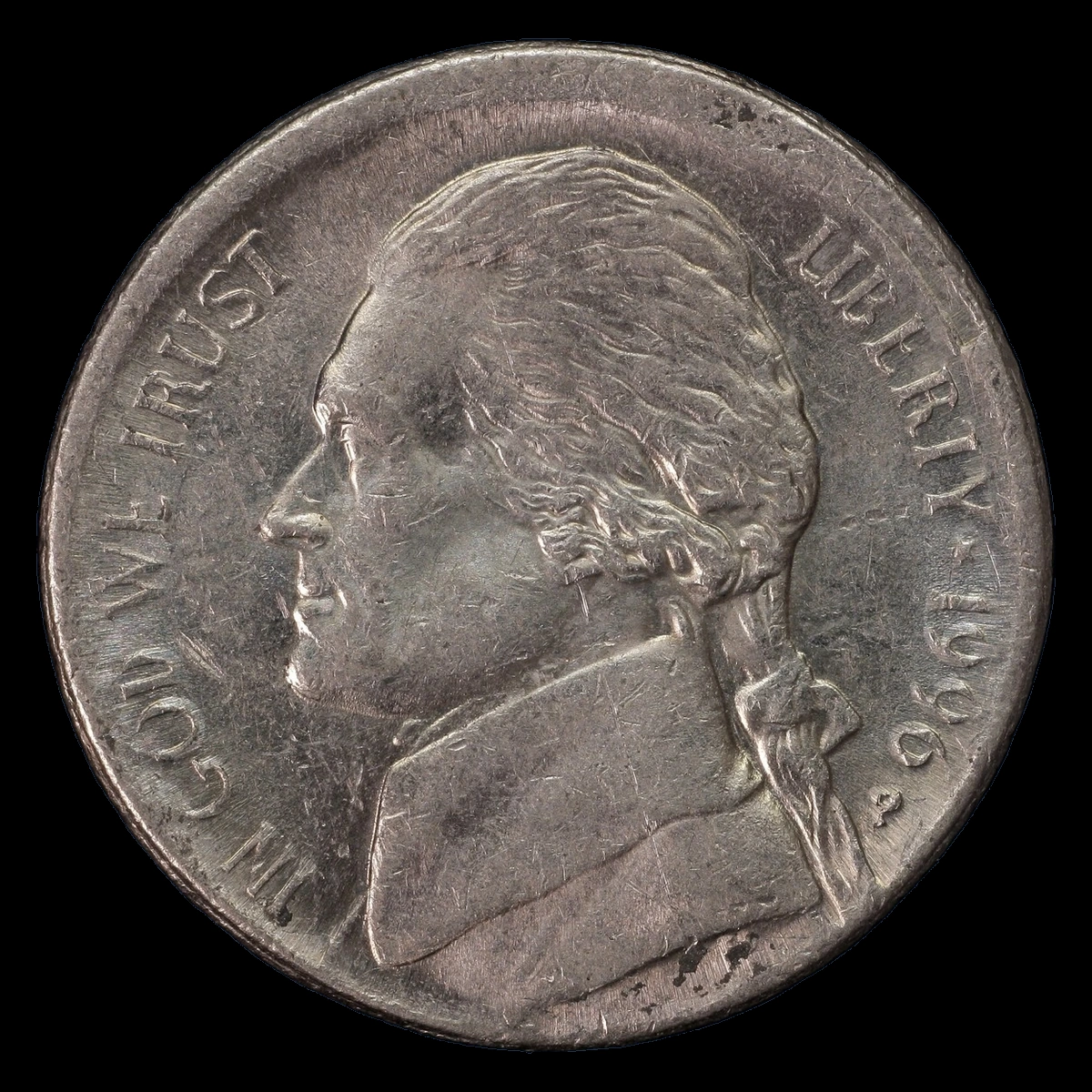 1996 Jefferson Nickel: Broadstrike