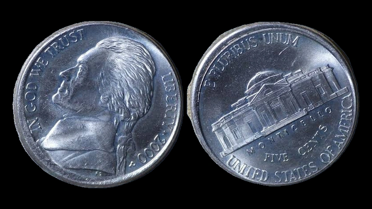 2000 Jefferson Nickel: Broadstrike
