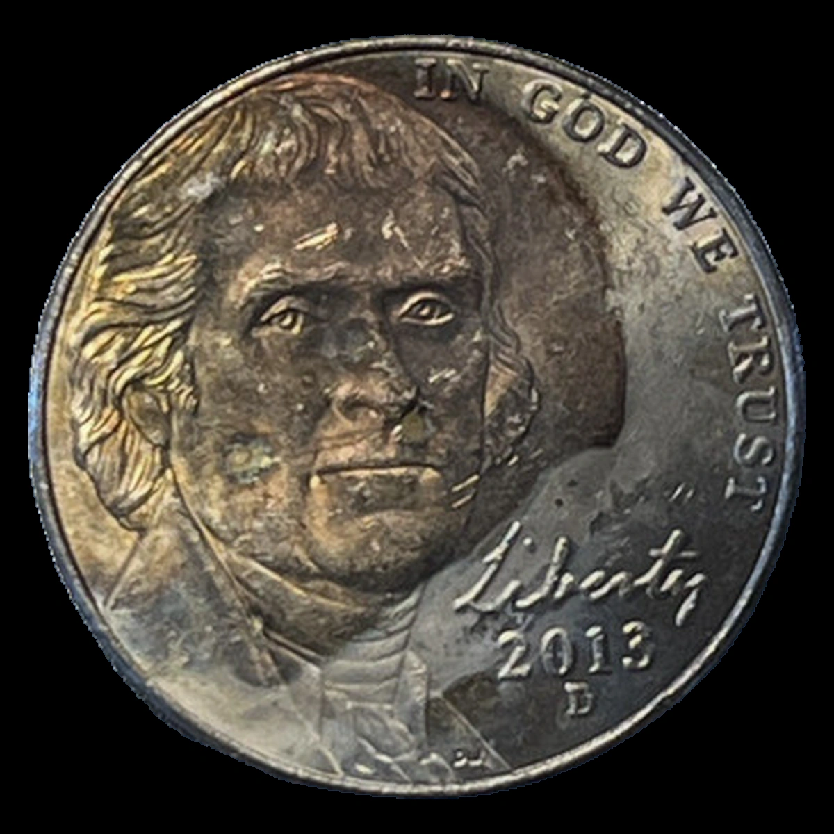 2013 Jefferson Nickel: Improper Annealing