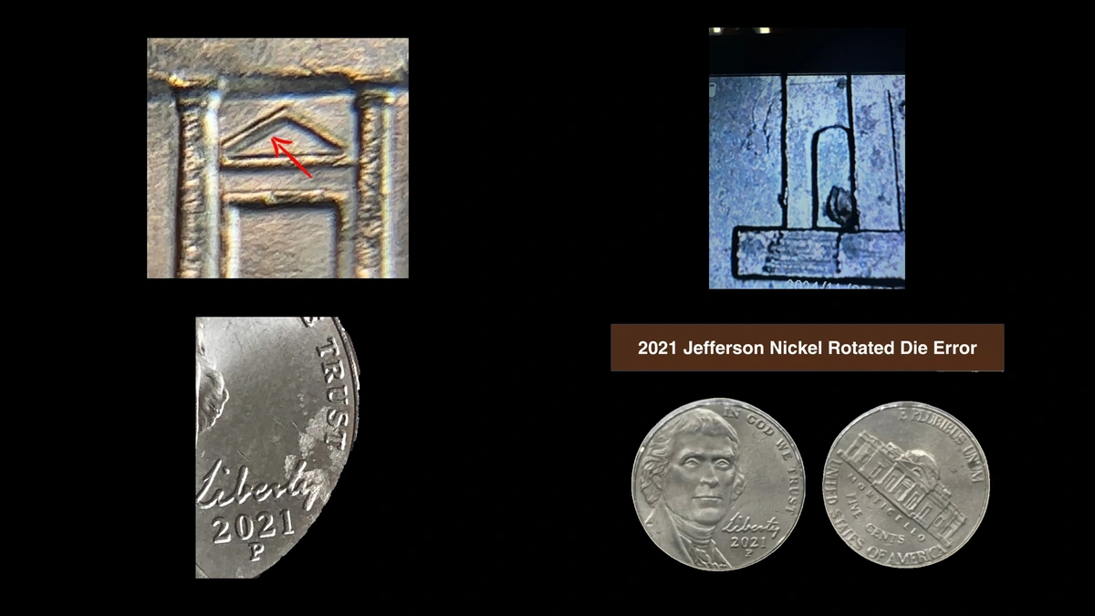 2021 Nickel Errors — error coin photographs
