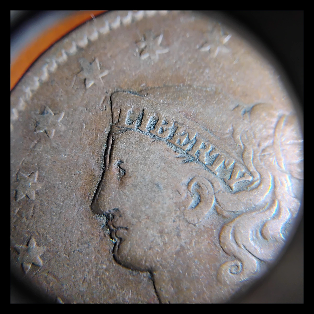 1834 Coronet Head Cent: Double Profile / Strike Doubling