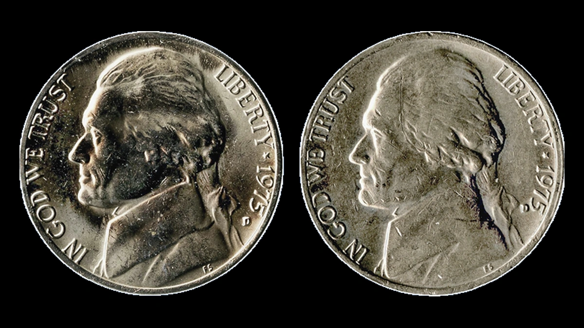 1975 Jefferson Nickel: Misplaced Mintmark