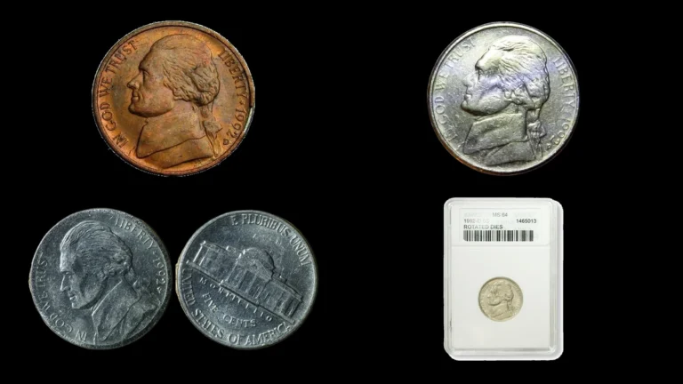 1992 Nickel Errors — error coin photographs