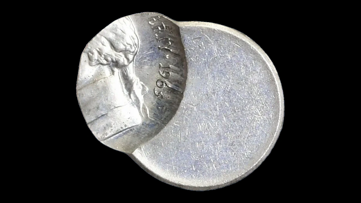 1963 Jefferson Nickel: Off-Center Strike