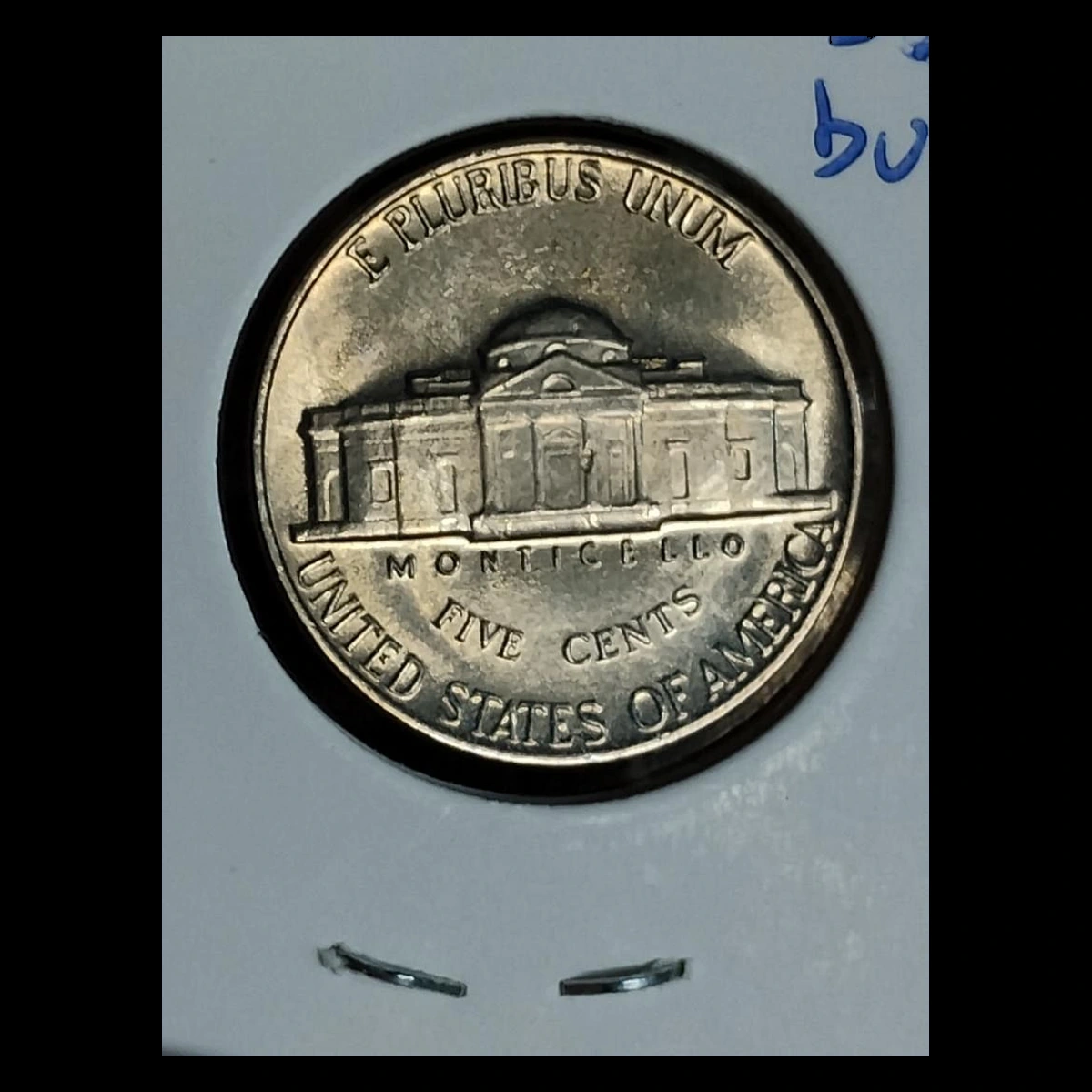1963 Jefferson Nickel: Struck-Through Error