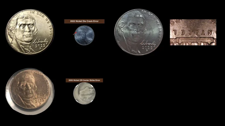 2022 Nickel Errors — error coin photographs