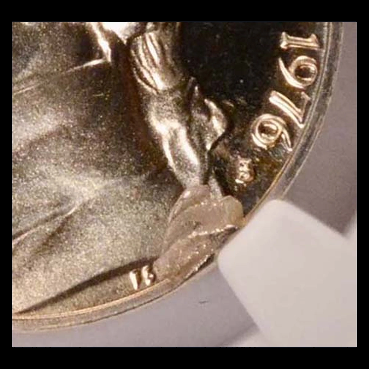 1976 Jefferson Nickel: Die Crack / Die Chip