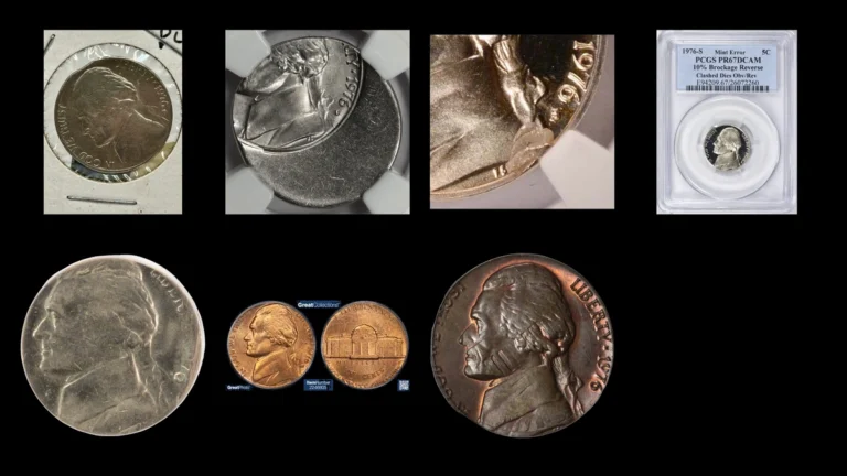 1976 Nickel Errors — error coin photographs