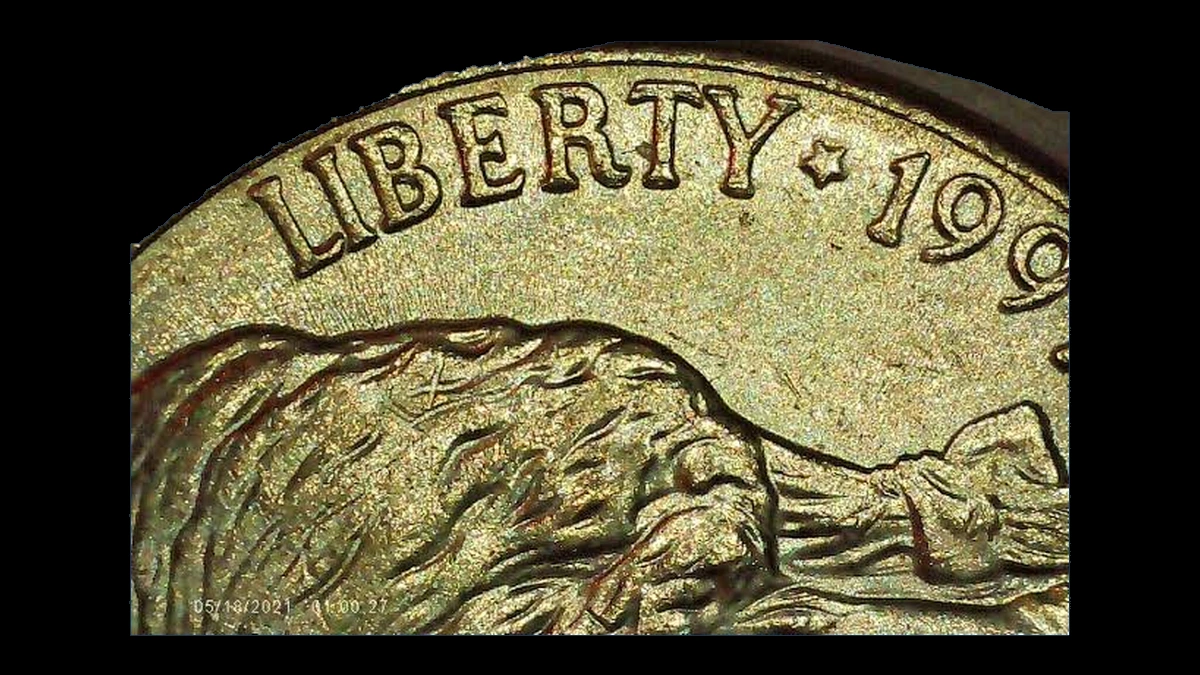1997 Jefferson Nickel: Doubled Die Obverse