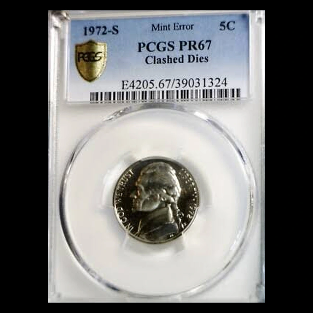 1972 Jefferson Nickel: Die Clash