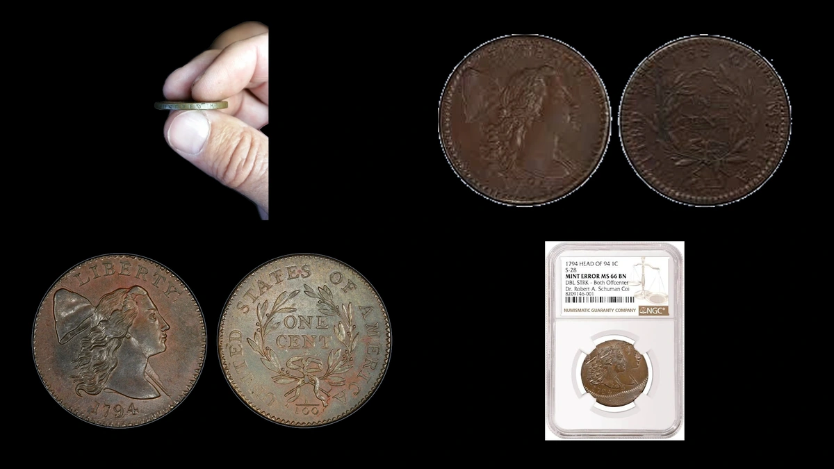 1794 Penny Errors — error coin photographs