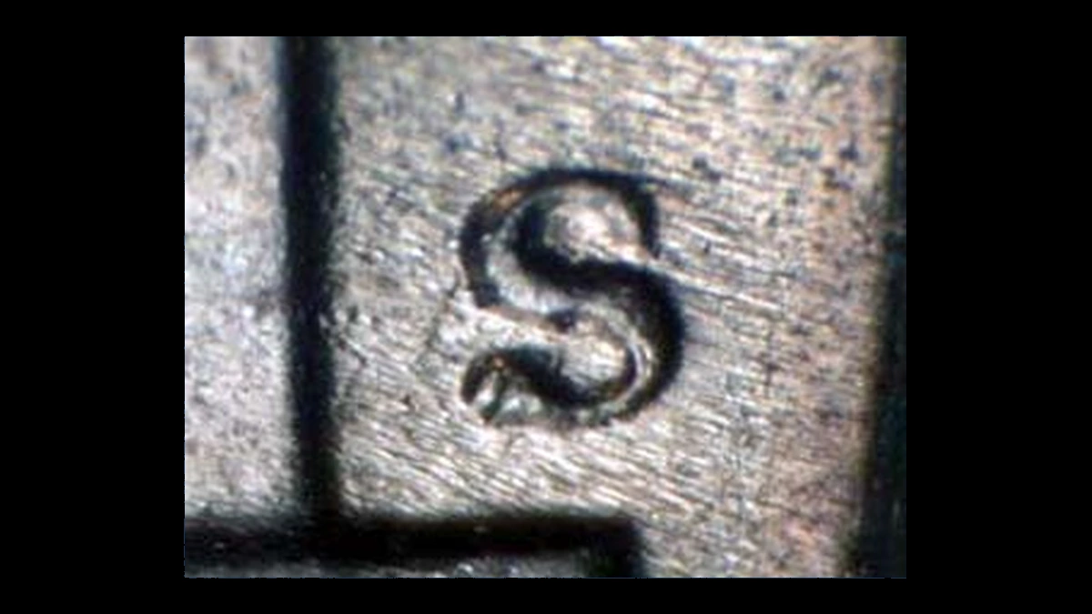 1947 Jefferson Nickel: Repunched Mintmark