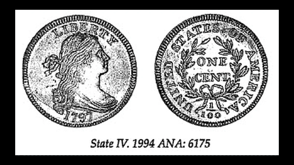 1797 Draped Bust Cent: Die Deterioration